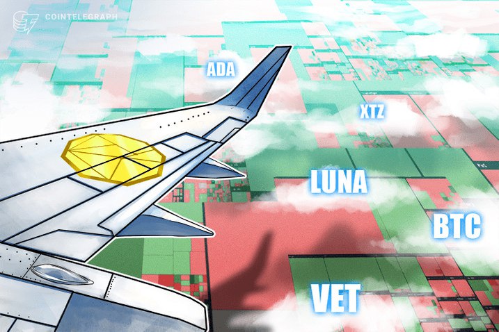 تحلیل قیمت پنج ارز منتخب هفته: بیت کوین، کاردانو، VET،XTZ و لونا | ۸ شهریور ۱۴۰۰
