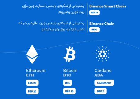 پشتیبانی از شبکه‌ی بایننس اسمارت چین (BEP20) برای دو رمزارز بیت کوین (BTC) و اتریوم (ETH)، و پشتیبانی از شبکه اسمارت چین (BEP2) برای رمزارز کاردانو (ADA) به رابکس اضافه شد.