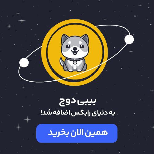 رمز ارز بیبی دوج (Baby Doge) با نماد BABYDOGE به رابکس اضافه شد.
