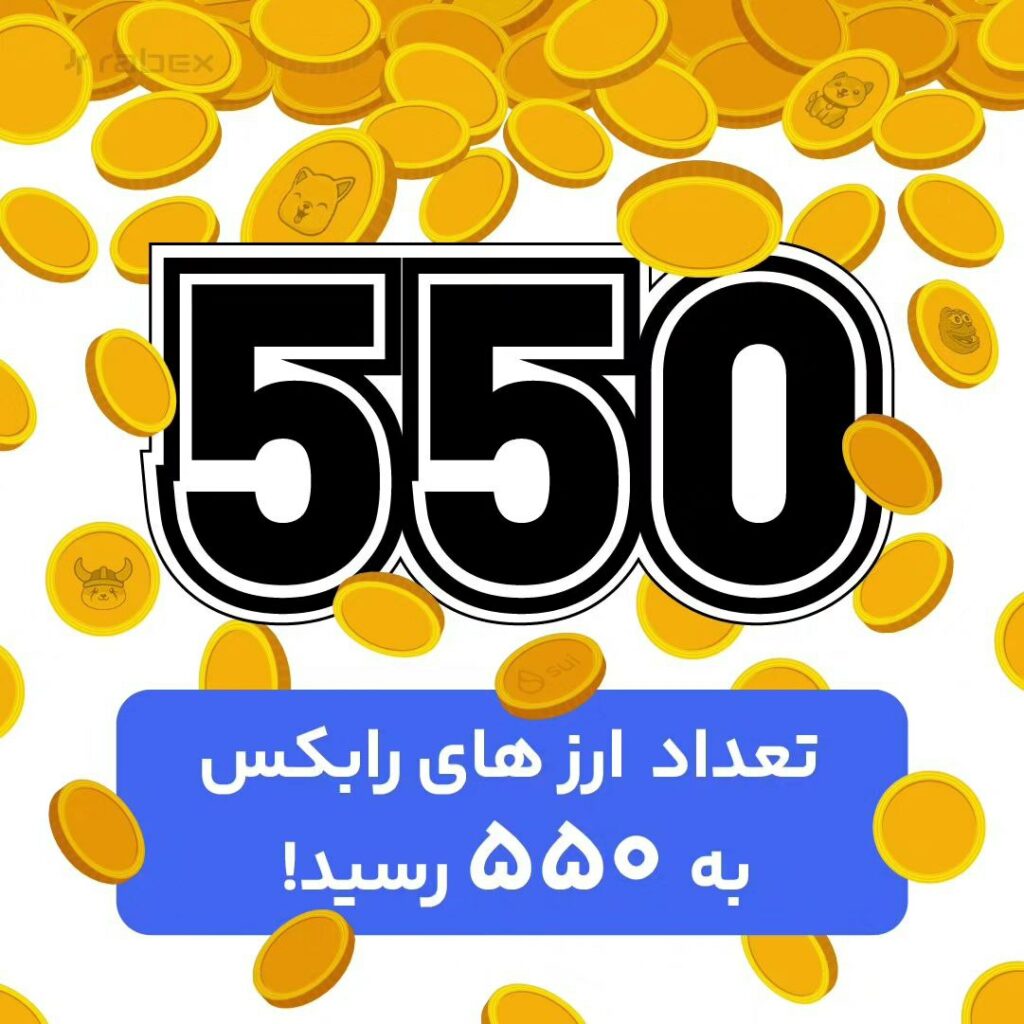 با اضافه شدن ۲۴۰ ارز، تعداد ارزهایی که رابکس پشتیبانی می‌کنه به ۵۵۰ ارز رسید.