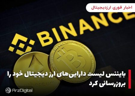 بایننس لیست دارایی‌های ارز دیجیتال خود را بروزرسانی کرد