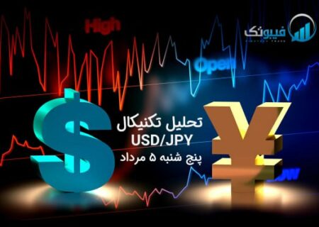 تحلیل تکنیکال جفت ارز دلار امریکا به ین ژاپن ( USD/JPY) ،