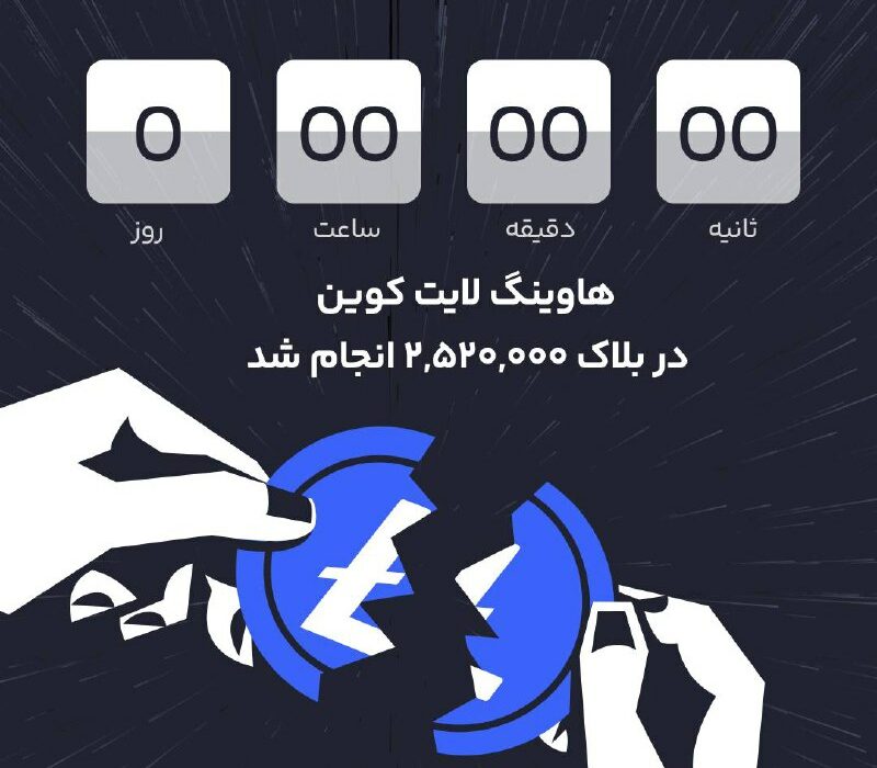 سرانجام امروز ١١ مرداد پس از مدت ها انتظار هاوينگ لايت كوين در بلوک ۲,۵۲۰,۰۰۰ انجام شد.