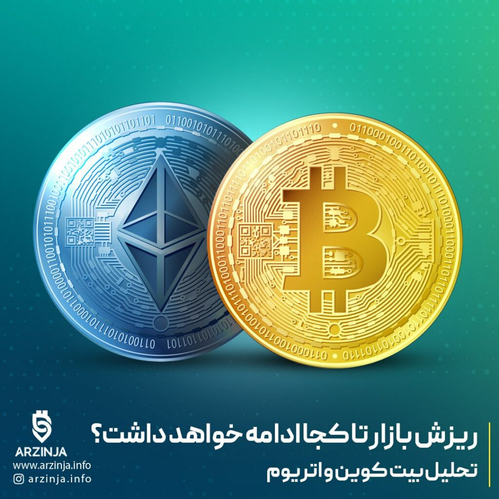 تحلیل بیت کوین و اتریوم ؛ ریزش بازار تا کجا ادامه خواهد داشت؟