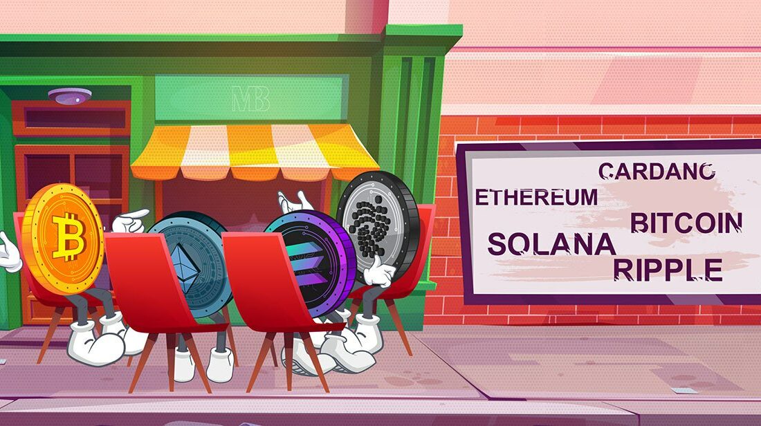 تحلیل تکنیکال قیمت بیت کوین، اتریوم، سولانا، ریپل و کاردانو؛ ۱۷ مرداد ۱۴۰۲
