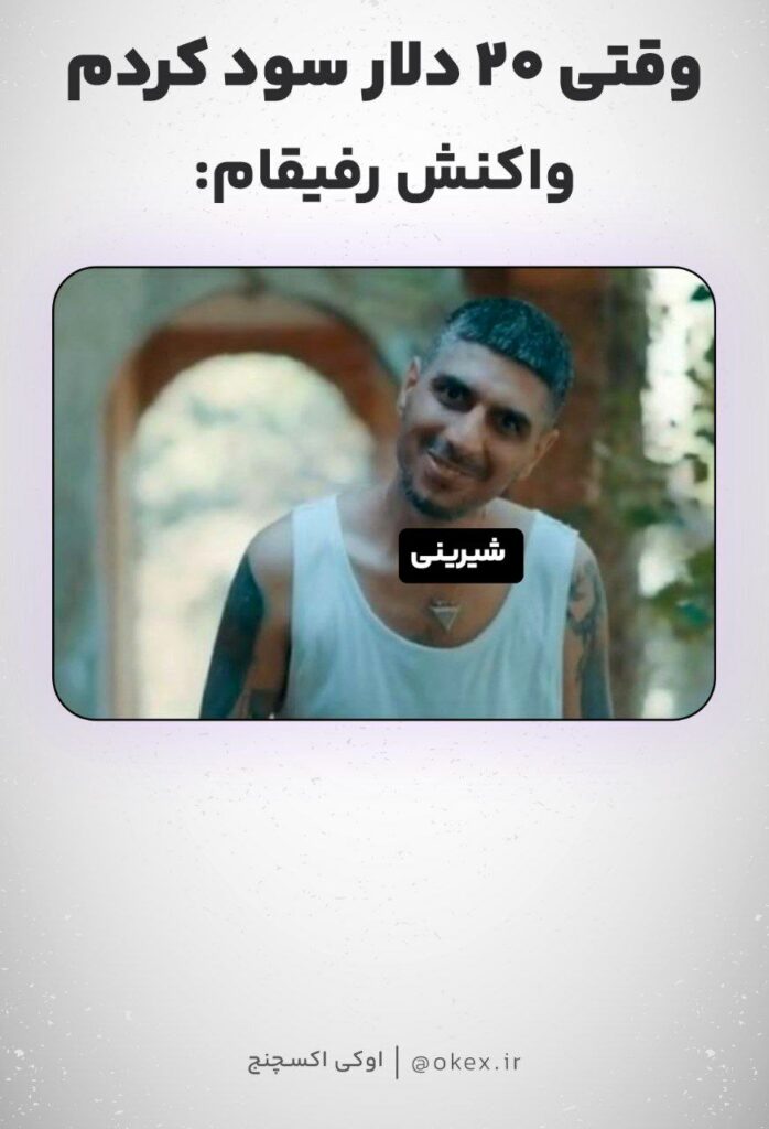 وقتی ۲۰ دلار سود میکنم
