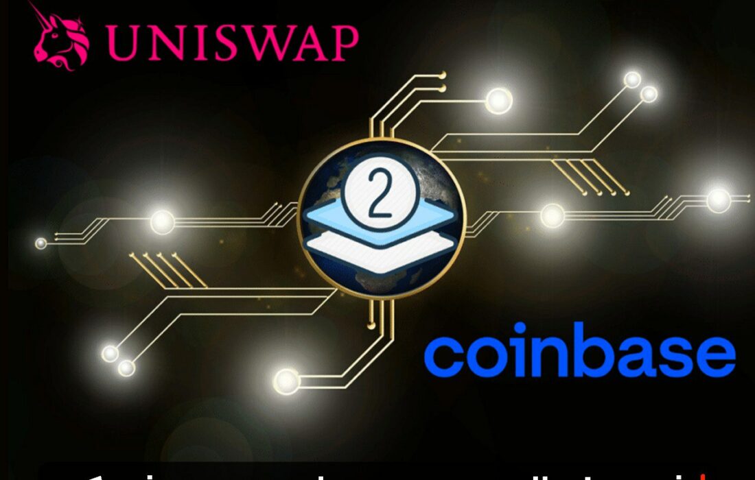شروع فعالیت یونی‌سواپ بر روی شبکه لایه ۲ کوین‌بیس
