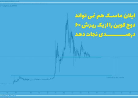 یک تحلیلگر با نام مستعار تیلور دوردن وجود الگوی خرسی کلاسیک را در نمودار دوج‌کوین نشان می‌دهد.