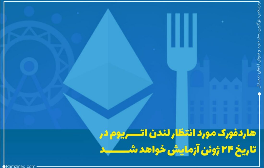 تاریخ اجرای سه شبکه آزمایشی (تست نت) برای هاردفورک لندن به‌منظور اجرای شبکه اصلی اتریوم زمان‌بندی شده‌اند که در واقع از گام‌های اصلی و مهم در راه‌اندازی شبکه اصلی نیز به شمار می‌رود.