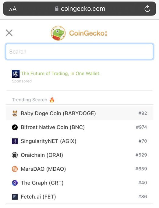 رمز ارز های مرتبط با AI در صدر جدول رمز ارز های داغ
