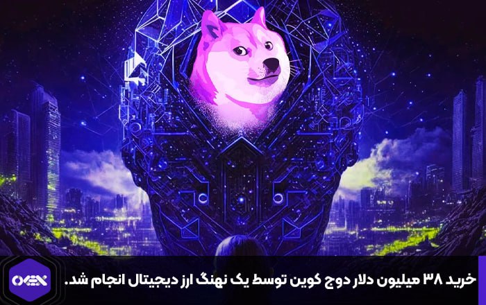 خرید ۳۸ میلیون دلار دوج کوین توسط یک نهنگ ارز دیجیتال انجام شد.