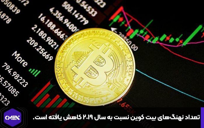 تعداد نهنگ‌های بیت کوین نسبت به سال ۲۰۱۹ کاهش یافته است.