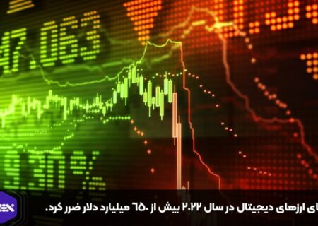 دنیای ارزهای دیجیتال در سال ۲۰۲۲ بیش از ۶۵۰ میلیارد دلار ضرر کرد.