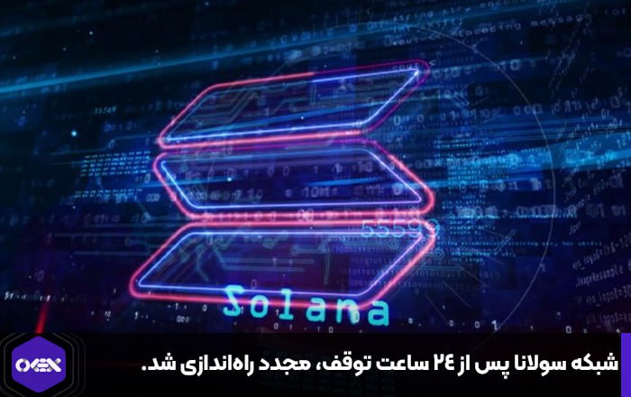 شبکه سولانا پس از ۲۴ ساعت توقف، مجدد راه‌اندازی شد.