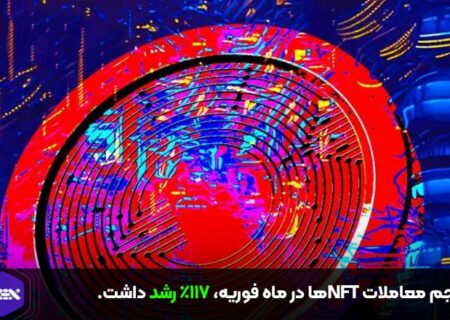 حجم معاملات NFTها در ماه فوریه، ۱۱۷٪ رشد داشت.