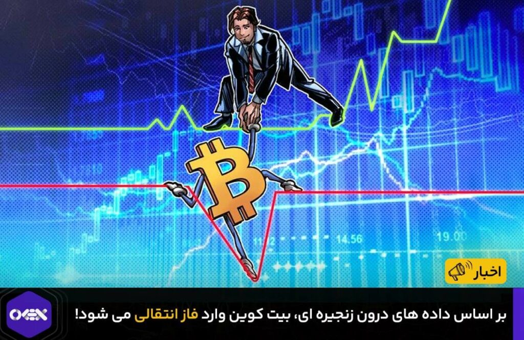 داده های آنچین نشان از تغییر فاز بیت کوین BTC دارند!