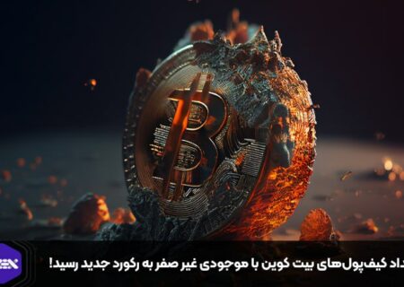 تعداد کیف‌پول‌های بیت کوین با موجودی غیر صفر به رکورد جدید رسید!