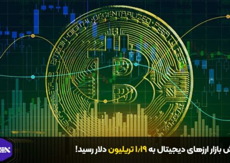 ارزش بازار ارزهای دیجیتال به ۱.۱۹ تریلیون دلار رسید!