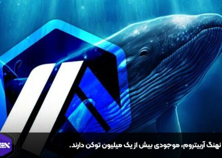 ۲۳ نهنگ آربیتروم، موجودی بیش از یک میلیون توکن دارند.