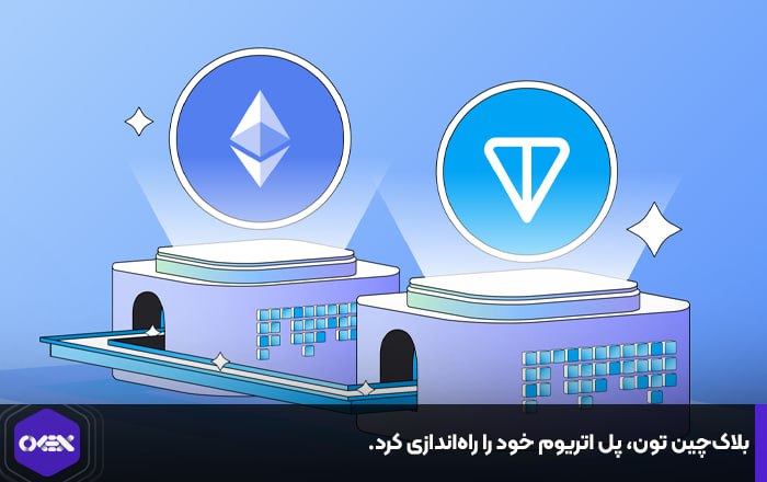 بلاک‌چین تون، پل اتریوم خود را راه‌اندازی کرد.