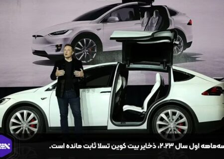 در سه‌ماهه اول سال ۲۰۲۳، ذخایر بیت کوین تسلا ثابت مانده است.