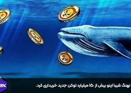 یک نهنگ شیبا اینو بیش از ۱۵۰ میلیارد توکن جدید خریداری کرد.