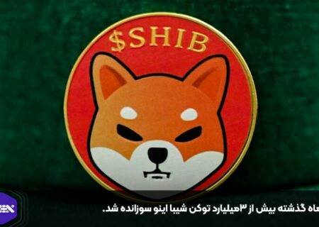 در ماه گذشته بیش از ۳میلیارد توکن شیبا اینو سوزانده شد.