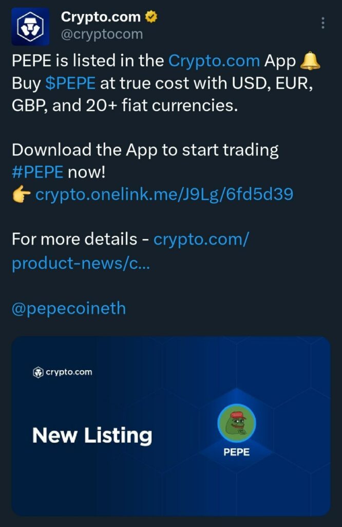 رمز ارز ، در صرافی معروف Crypto.com لیست شد