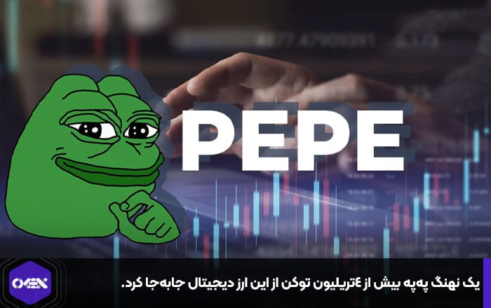 یک نهنگ په‌په بیش از ۴تریلیون توکن از این ارز دیجیتال جابه‌جا کرد.