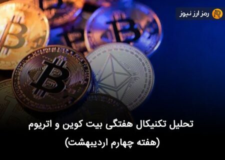 تحلیل تکنیکال هفتگی بیت کوین و اتریوم (هفته چهارم اردیبهشت)