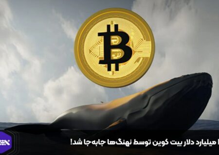 ۱.۱۴ میلیارد دلار بیت کوین توسط نهنگ‌ها جابه‌جا شد!