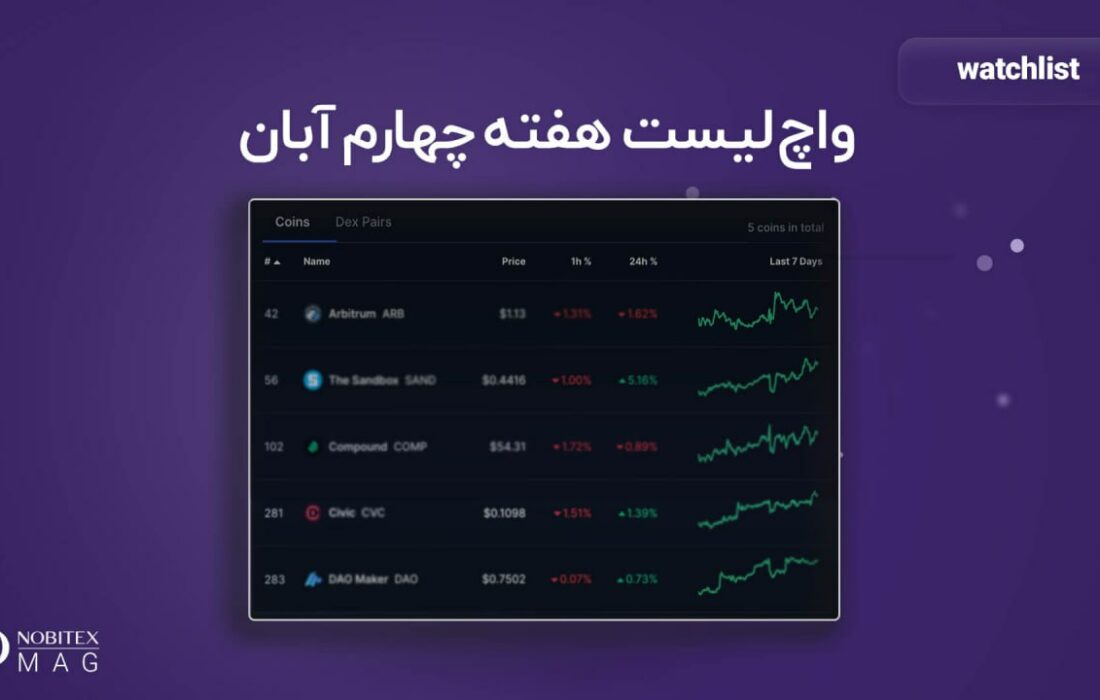 واچ لیست اختصاصی هفته چهارم آبان؛ جذاب‌ترین ارزهای این هفته