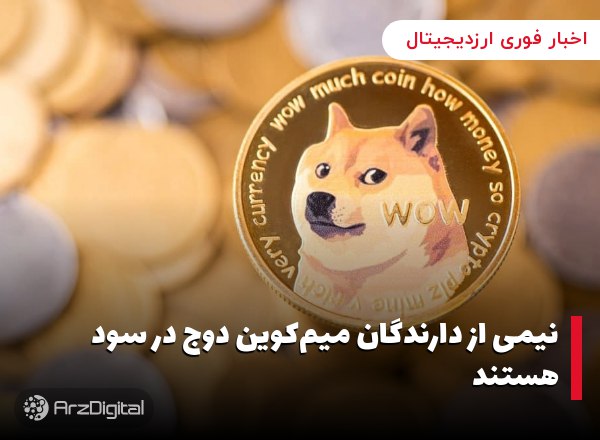 نیمی از دارندگان میم‌کوین دوج در سود هستند