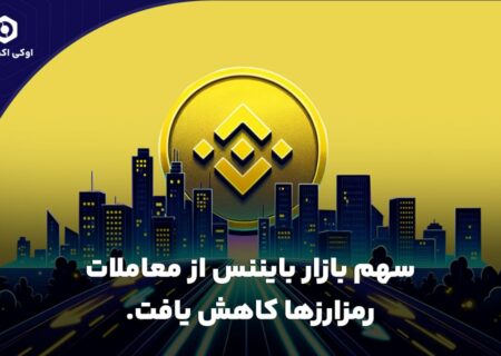سهم بازار بایننس از معاملات رمزارزها کاهش یافت.