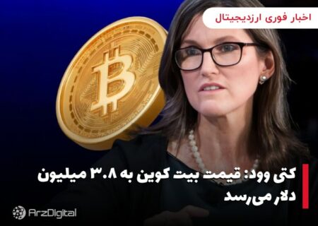 کتی وود: قیمت بیت کوین به ۳.۸ میلیون دلار می‌رسد