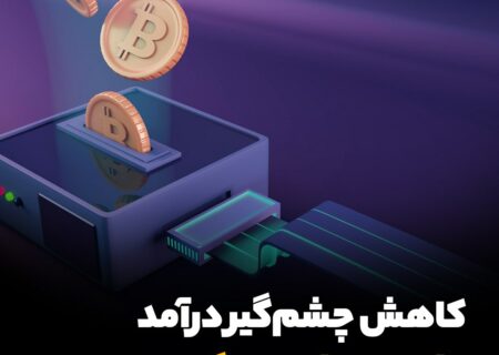 کاهش چشم‌گیر درآمد ماینرهای بیت‌کوین