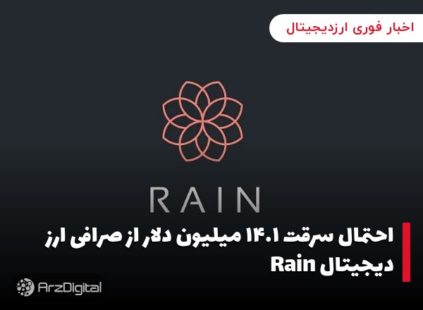 احتمال سرقت ۱۴.۱ میلیون دلار از صرافی ارز دیجیتال Rain