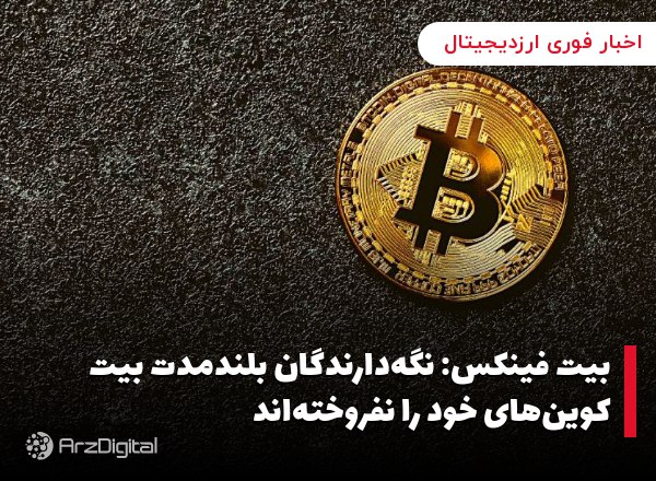 بیت فینکس: نگه‌دارندگان بلندمدت بیت کوین‌های خود را نفروخته‌اند
