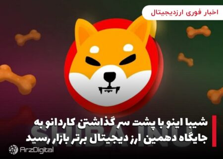 شیبا اینو با پشت سر گذاشتن کاردانو به جایگاه دهمین ارز دیجیتال برتر بازار رسید