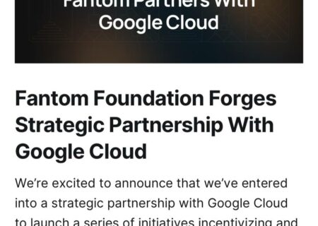 پارتنرشیپ Google Cloud و Fantom