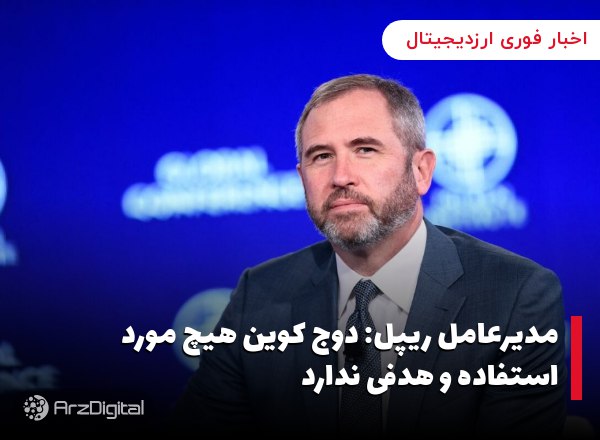 مدیرعامل ریپل: دوج کوین هیچ مورد استفاده و هدفی ندارد