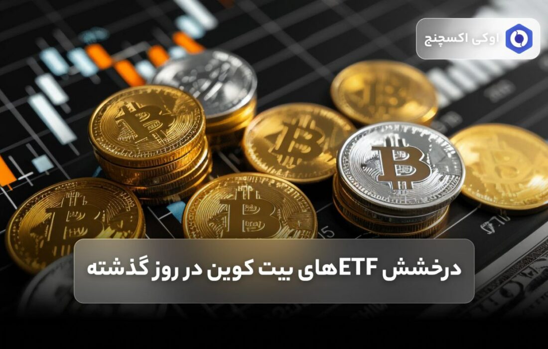 درخشش ETFهای بیت کوین در روز گذشته
