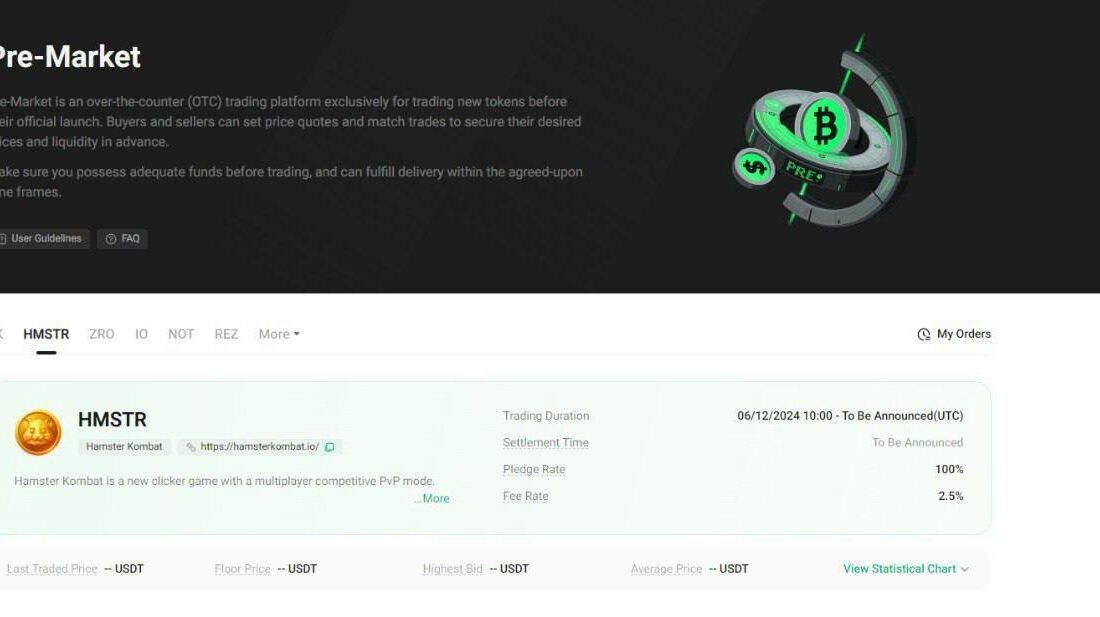 فردا همستر در Pre-Market کوکوین لیست میشه