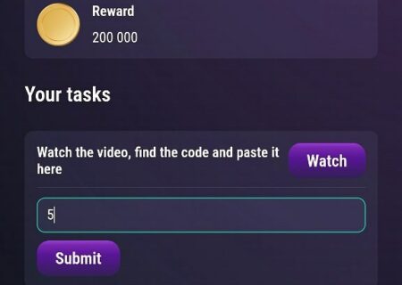 کد دومین ماموریت تسک تپ‌سواپ