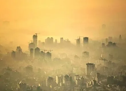 تصویری هولناک از آلودگی هوای امروز صبح تهران