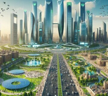 هوش مصنوعی، ۵ سال دیگر عربستان را به تصویر کشید/ عکس
