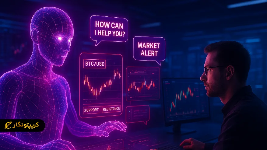 معرفی ۵ ابزار هوش مصنوعی برای تریدرها در بازار کریپتو دستیار یا چت بات هوش مصنوعی برای تحلیل سریع