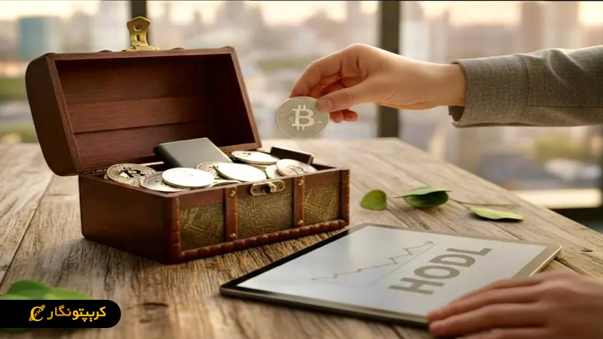 از روش ها تا چالش های ورود به بازار کریپتو خرید و نگهداری بلندمدت (HODL)