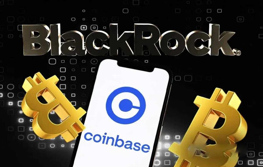 انتقال ۱۲۵ میلیون دلار بیت‌ کوین توسط بلک‌راک به صرافی کوین بیس