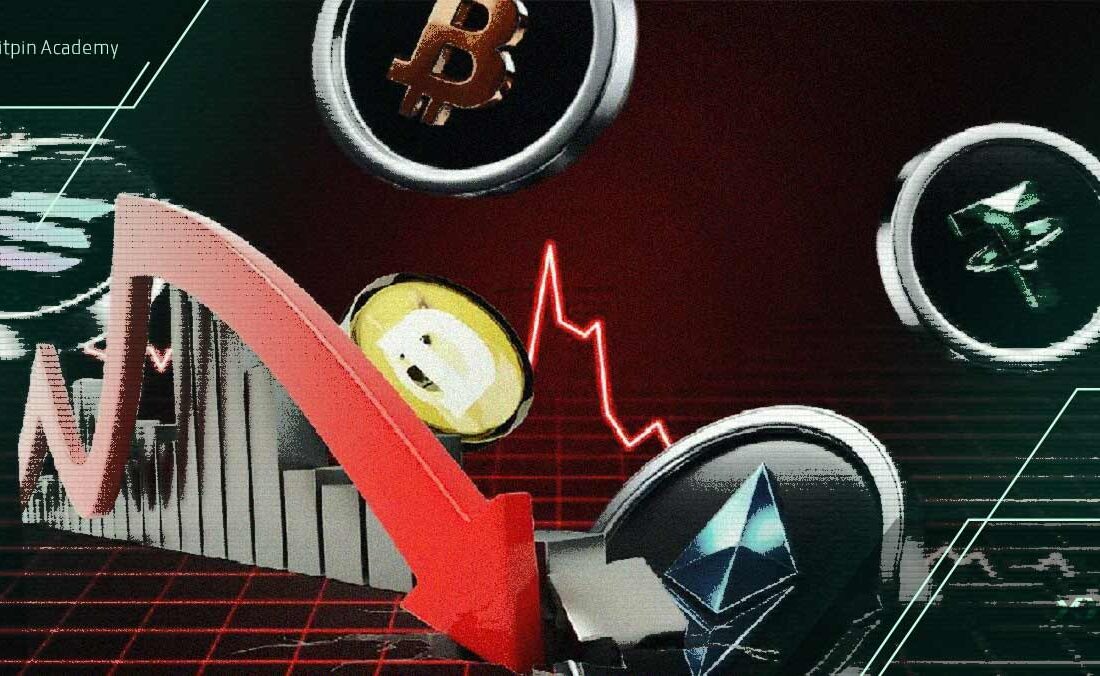 چرا بازار رمزارز امروز نزولی شد؟ تحلیل روند بیت کوین و اتریوم در آستانه تصمیم فدرال رزرو